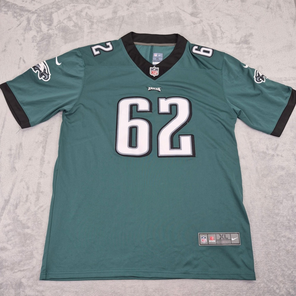 Nike Philadelphia Eagles Jason Kelce 62 NFL On Field Jersey Mens XL Football